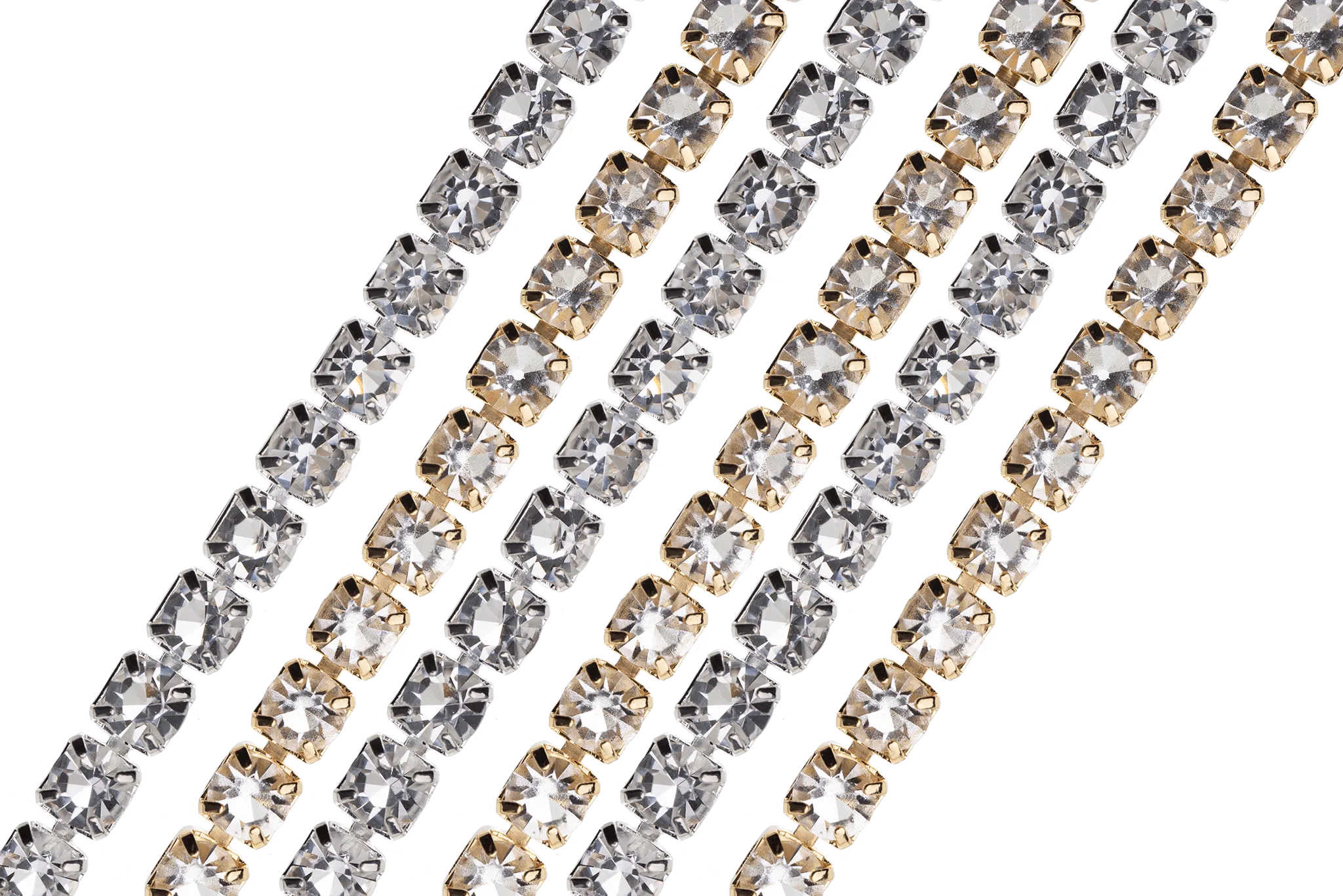 4mm Tennis Rhinestone Cup Chain Sold by The Foot - CH 937