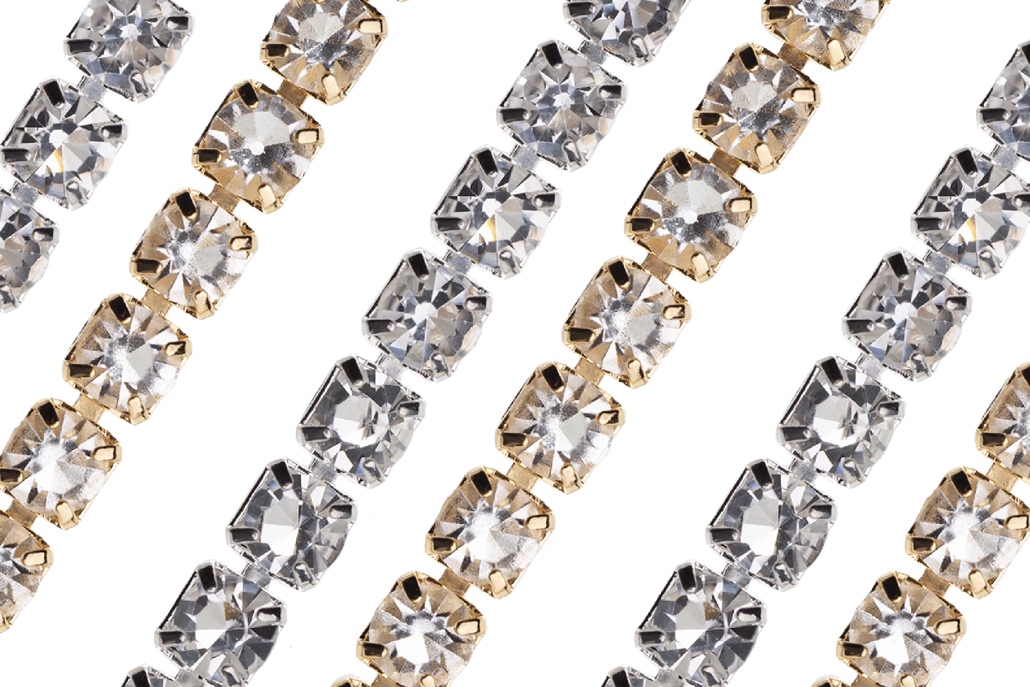 4mm Tennis Rhinestone Cup Chain Sold by The Foot - CH 937