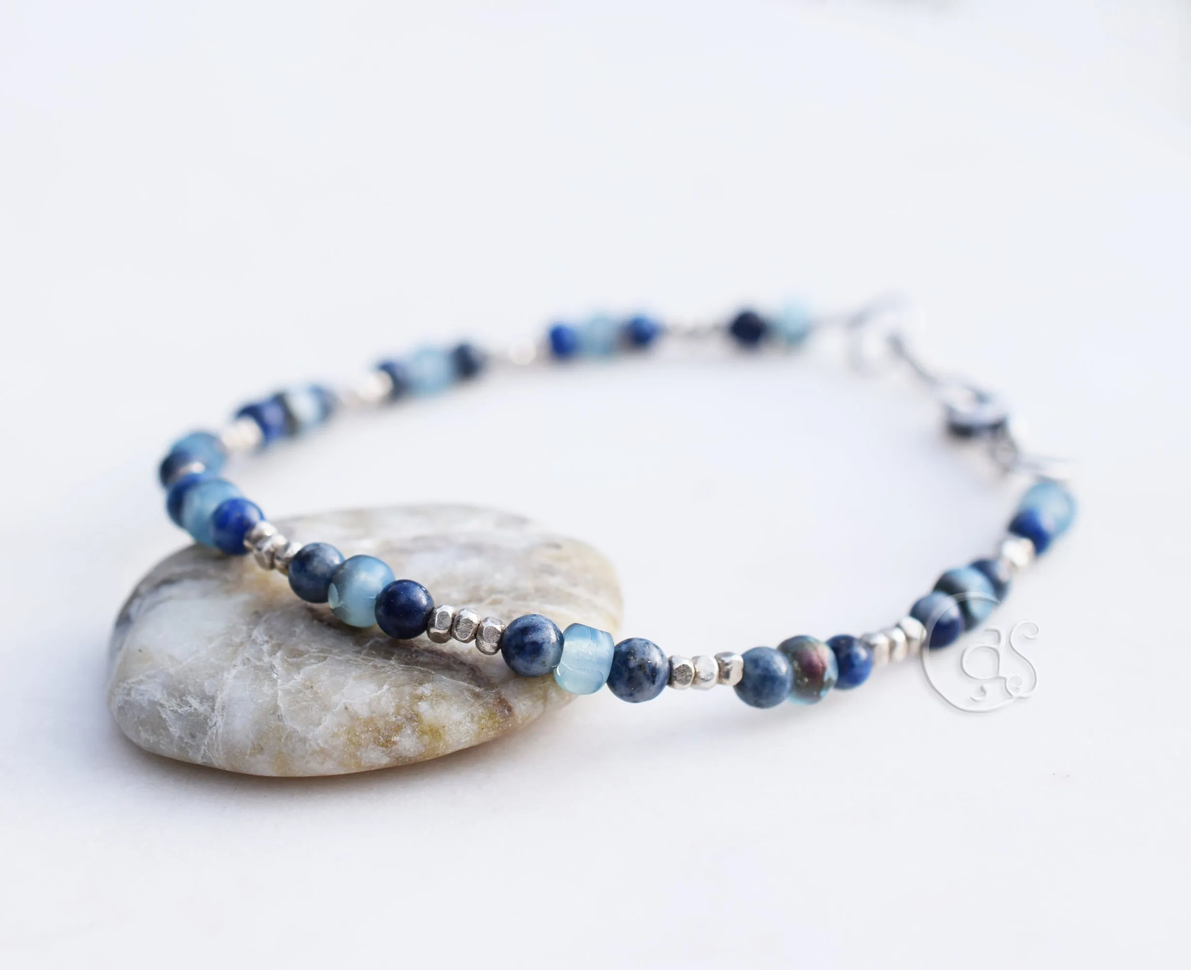 Bracelet Bohemian Layering Silver Beaded Bracelet Jewelry Karen Hill Tribe Silver Boho Style Jewelry