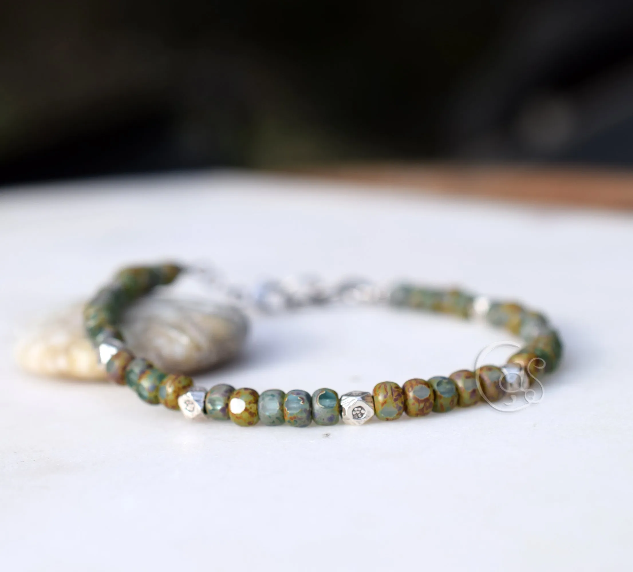 Bracelet Bohemian Layering Silver Beaded Bracelet Jewelry Karen Hill Tribe Silver Boho Style Jewelry