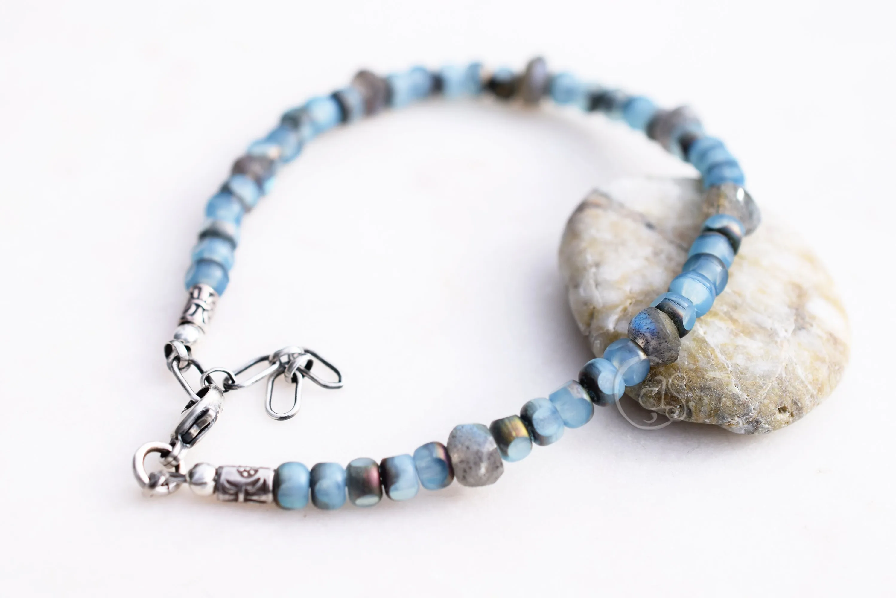 Bracelet Bohemian Layering Silver Beaded Bracelet Jewelry Karen Hill Tribe Silver Boho Style Jewelry