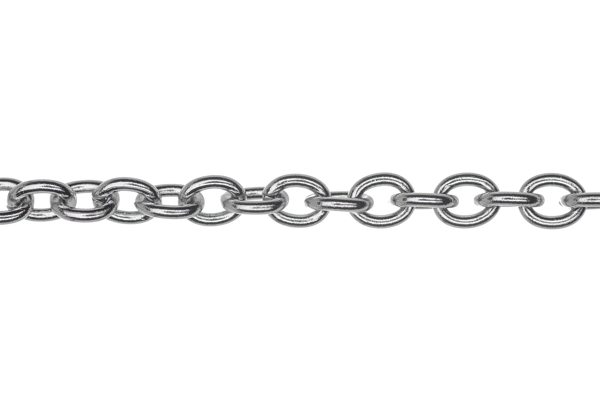 Cable Chain - 5.5mm x 7mm - Made from Stainless Steel - Sold by the Foot - CH 116SS