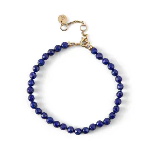 Chronos Bracelet, Lapis Lazuli, 9kt Yellow Gold