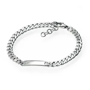 D for Diamond ID Bar Bracelet with Diamond