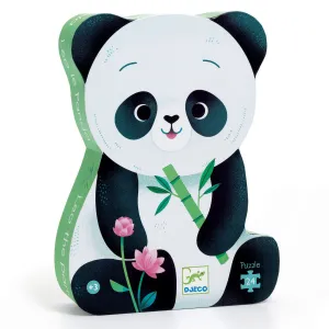 Djeco Panda Sihlouette Puzzle 3 