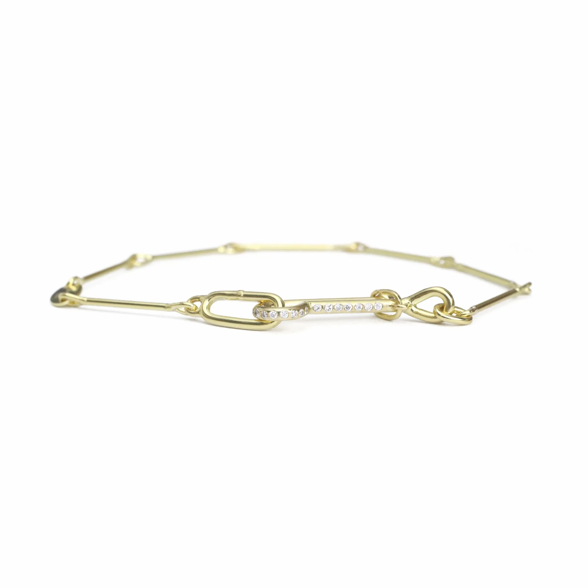 Needle Eye Chain Bracelet - Medium Weight