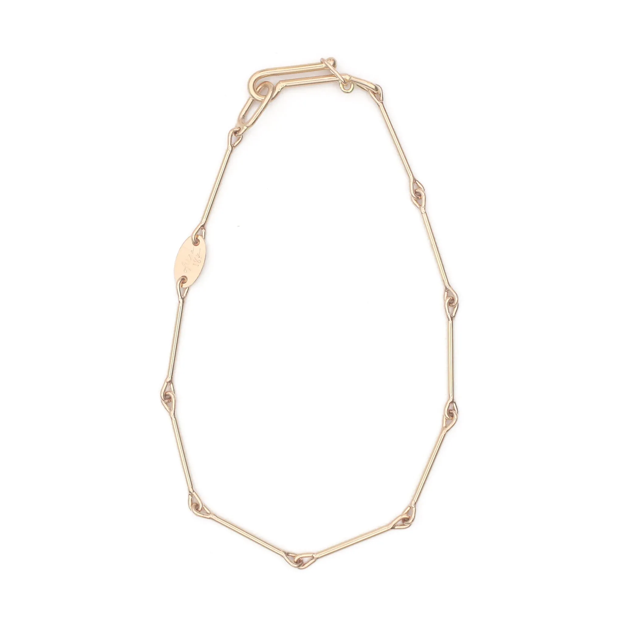 Needle Eye Chain Bracelet - Medium Weight