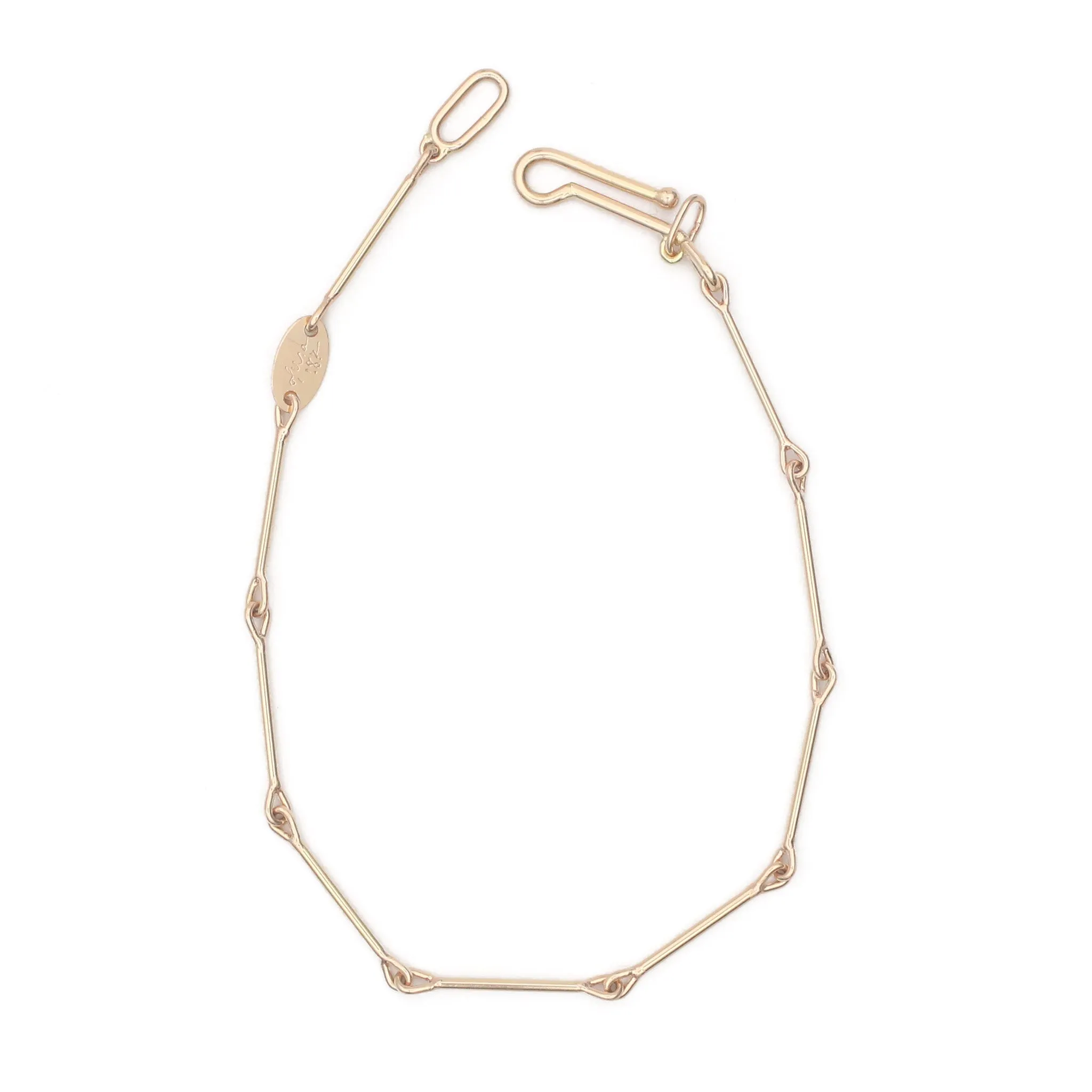 Needle Eye Chain Bracelet - Medium Weight