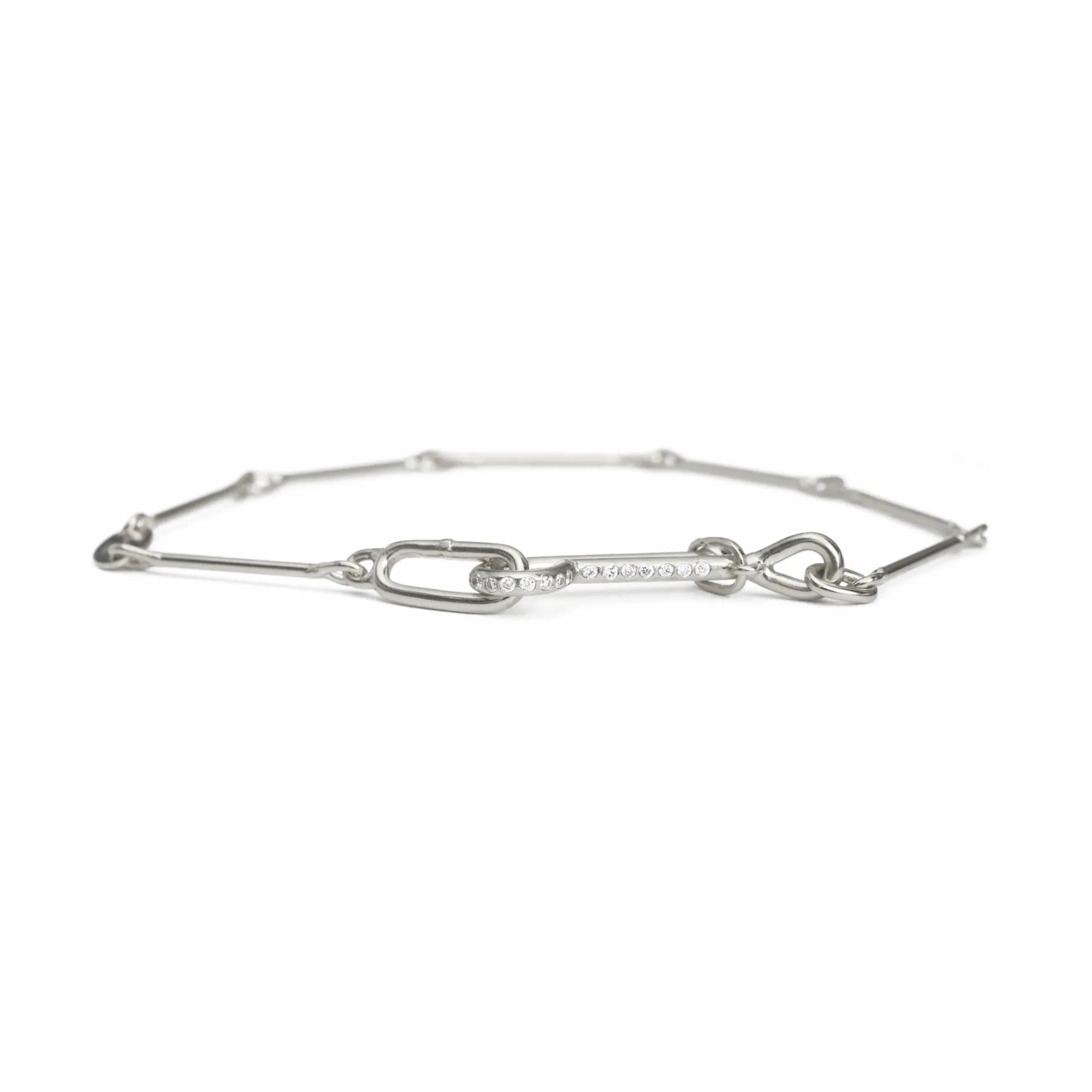 Needle Eye Chain Bracelet - Medium Weight