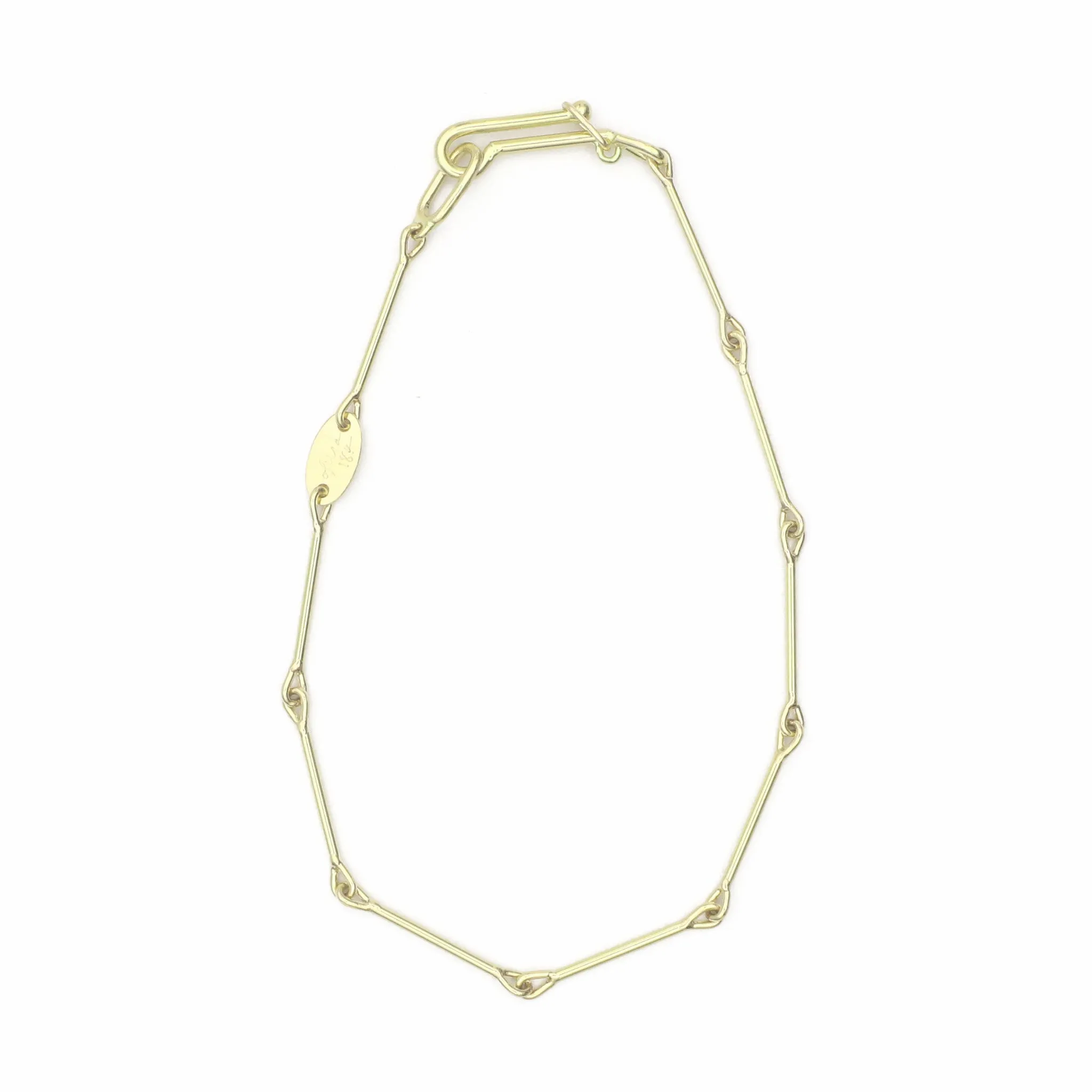 Needle Eye Chain Bracelet - Medium Weight