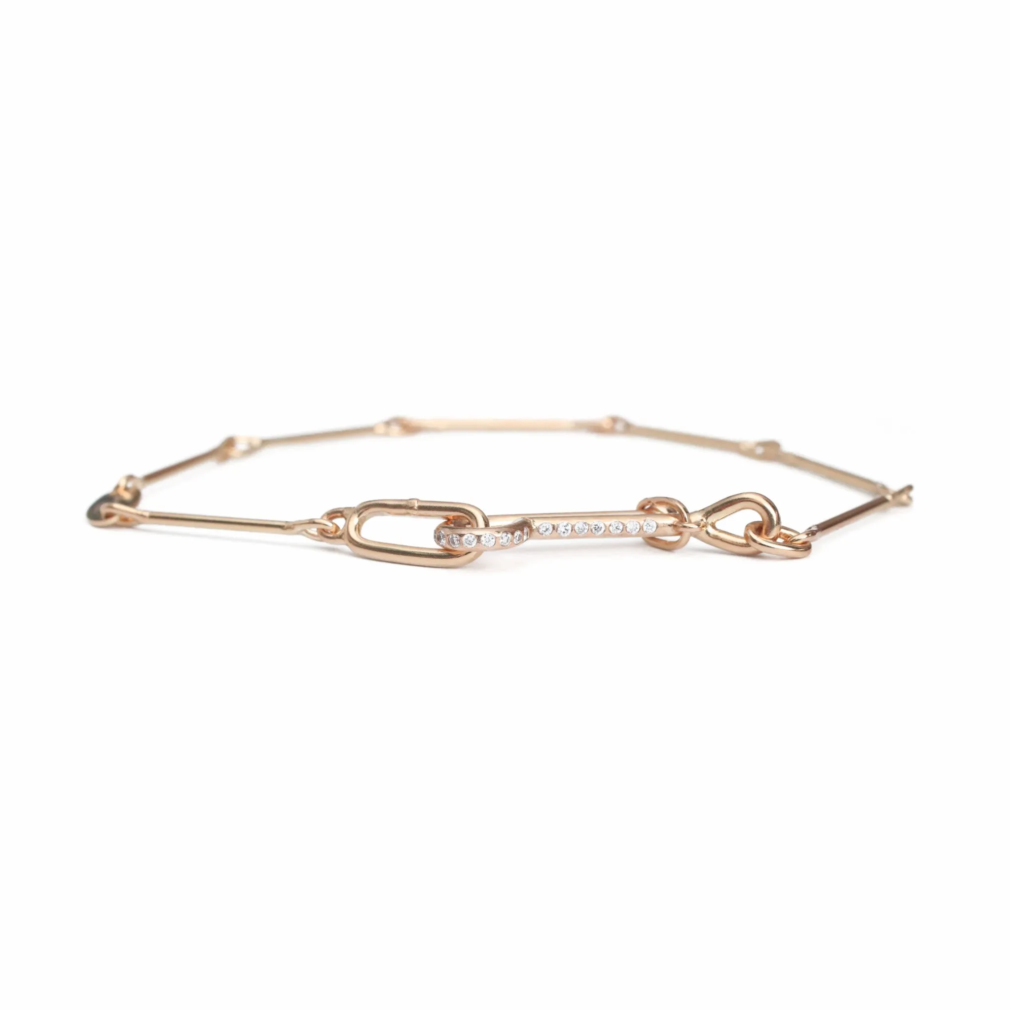 Needle Eye Chain Bracelet - Medium Weight