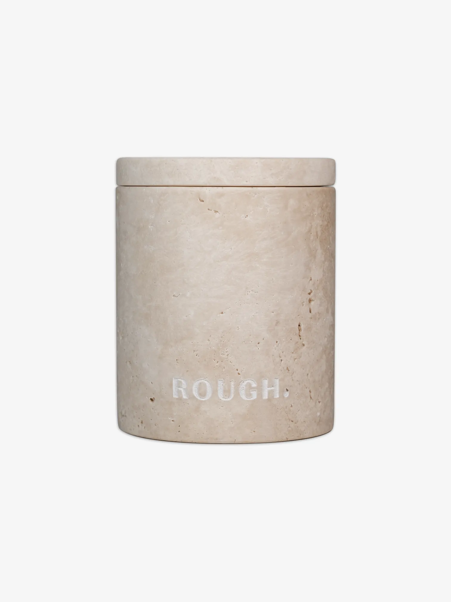 SCENTED TRAVERTINE CANDLE